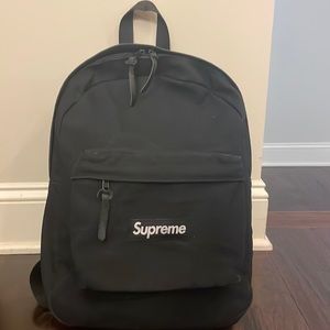 Supreme Canvas Backpack Black